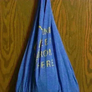 Tshirt no sew tote  bag Alberta “drink beer here” shirt